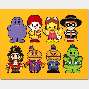 Ronald Mcdonald and Friends Posters and Art